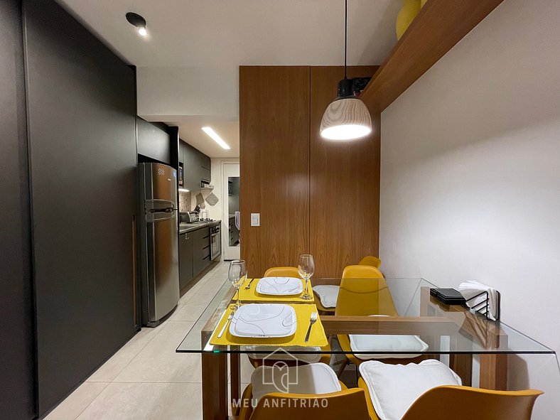 Studio with air conditioning and TV near Paulista