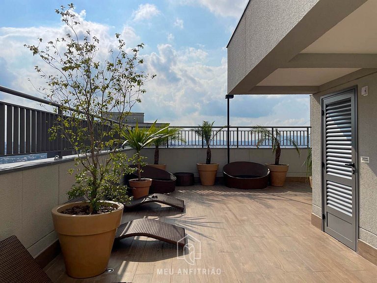 Studio with balcony and comfort on Consolação St.