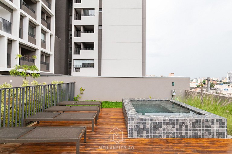 Studio with balcony next to Avenida Jabaquara