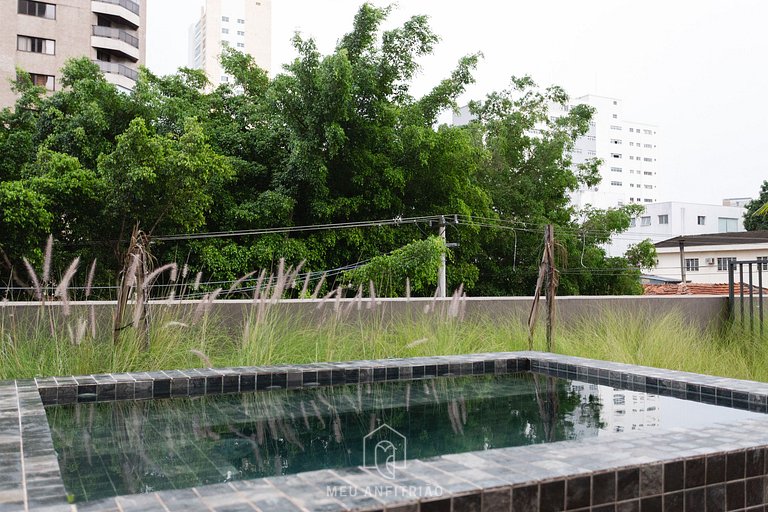 Studio with balcony next to Avenida Jabaquara