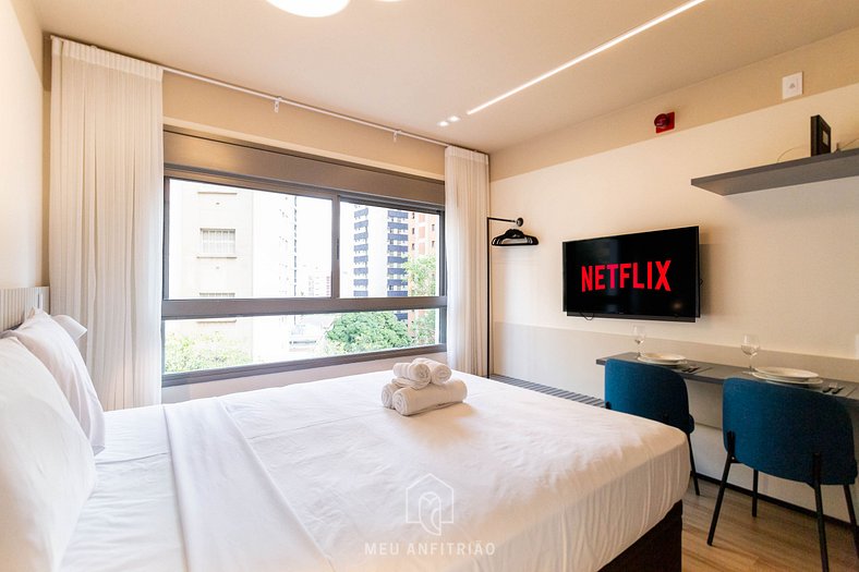 Studio with full kitchen near Paulista Av.