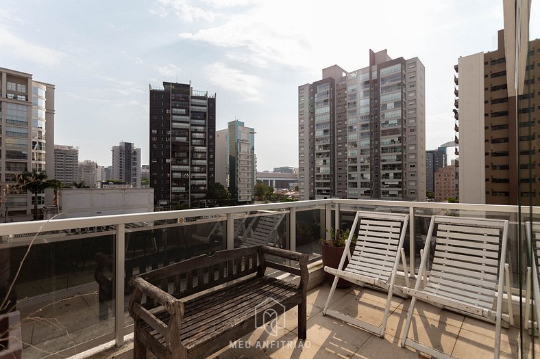 Studio with garage near Shopping. Ibirapuera