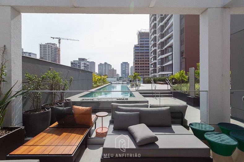 Studio with leisure near the São Paulo Aquarium