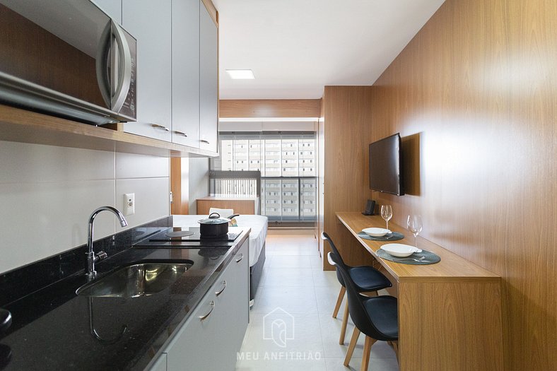 Studio with leisure next to Vila Madalena subway