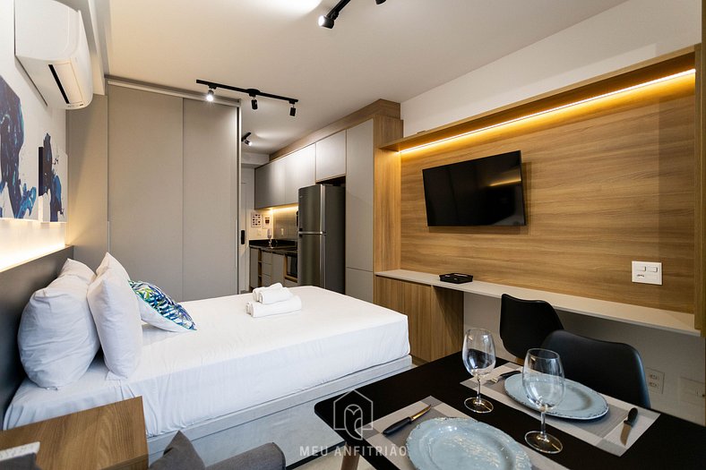 Studio with Smart TV near Campo Belo subway