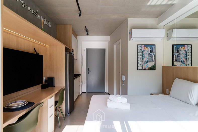 Studio with Smart TV near Oscar Freire subway