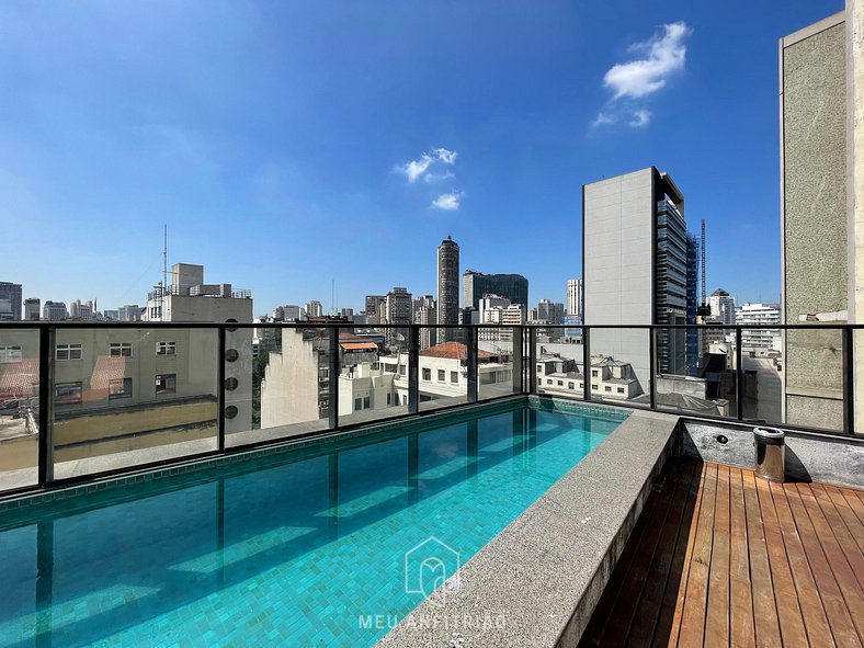 Studio with Smart TV near República subway station